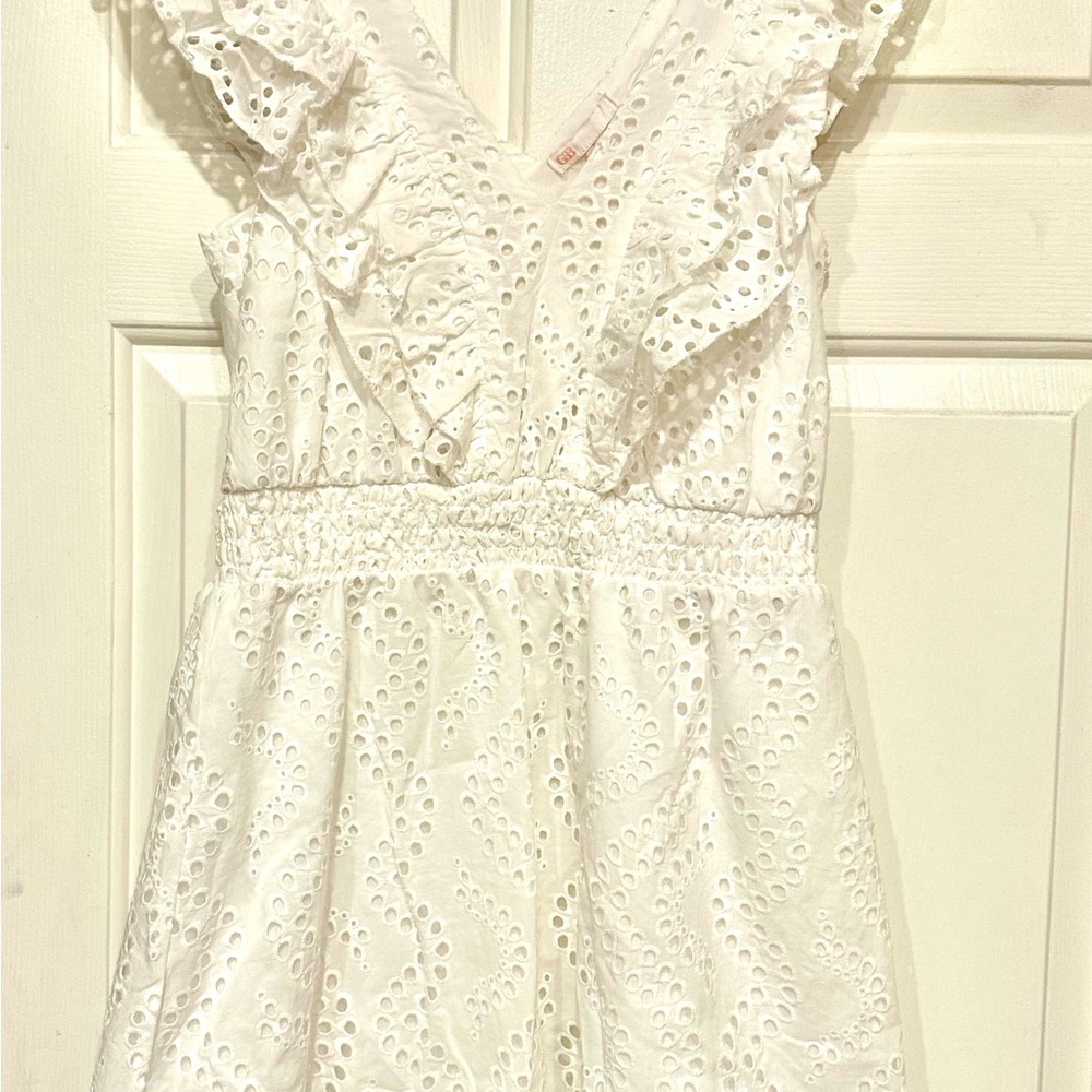 NWT Gianni Bini White Eyelet Dress Small